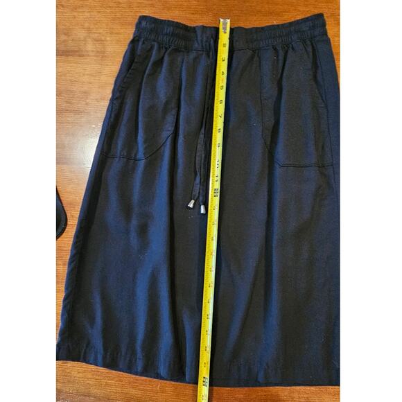 Esteez Black Skirt Modest A-Line Knee Length 100% Tencel Savannah Sz S - Picture 7 of 11